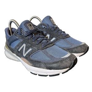 New Balance Made in USA 990 V5 W990NV5 Black‎ Blue Shoes Women's Size 8 B